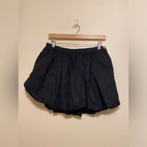 J. Crew Black Bubble Mini Skirt . Size 6